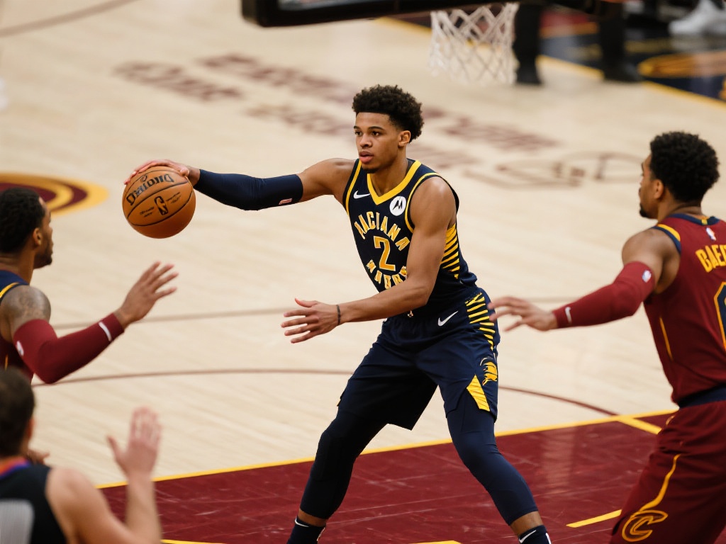 作为步行者的核心控卫，哈利伯顿在这场比赛